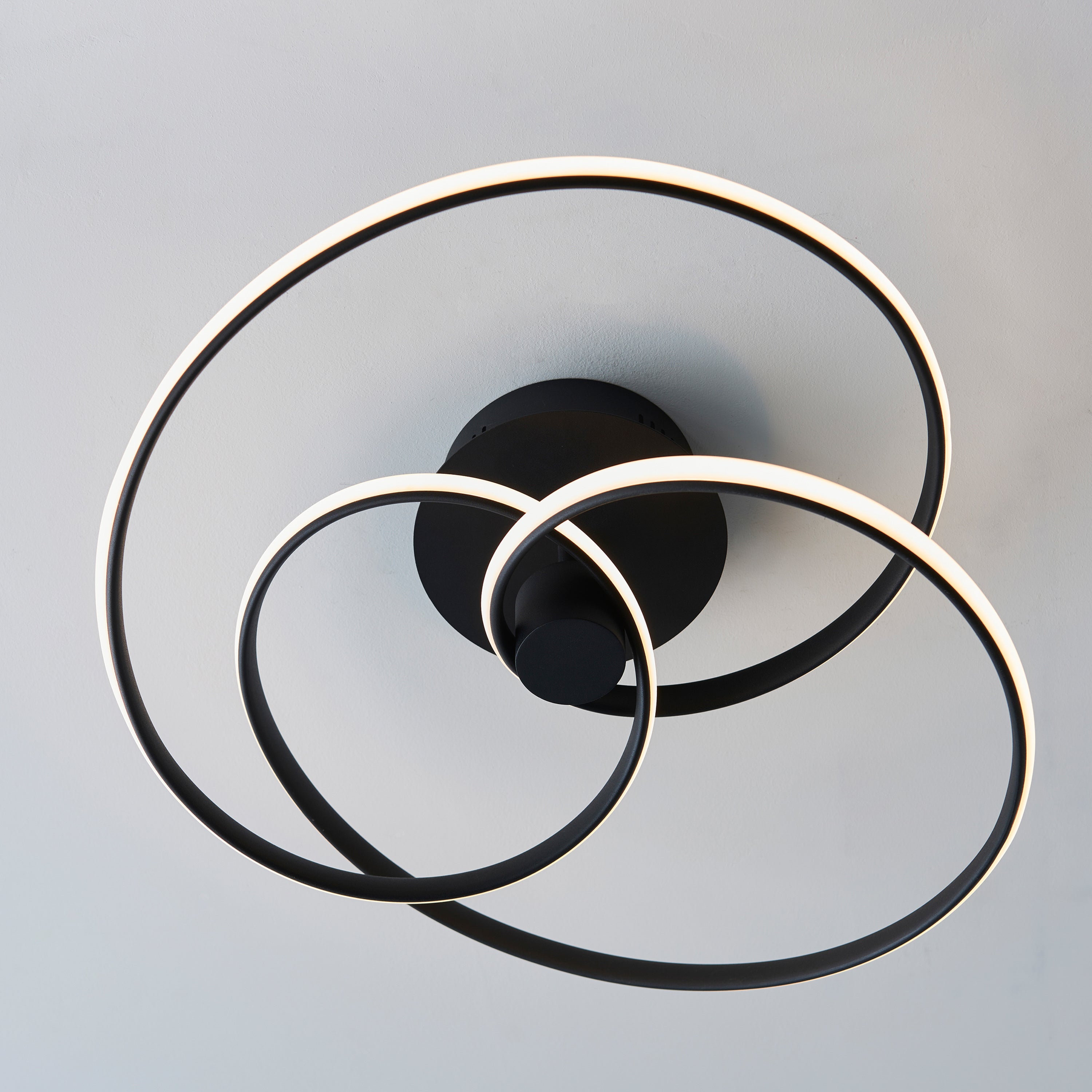 Anark Black Scribble LED Ceiling Light